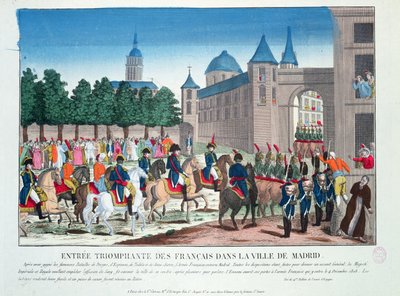 Triumphant Entry of the French into Madrid, 4th December 1808 by French School